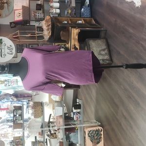 LuLaRoe highlow purple xs tshirt NWOT AR
